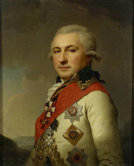 unknow artist Portrait of Admiral Osip Mikhailovich de Ribas (Jose de Ribas) oil painting picture